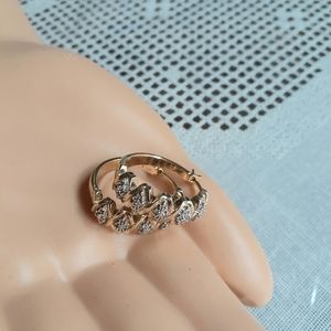 Gold & Diamond Earrings